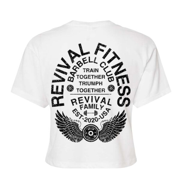 FAMILY GIVES YOU WINGS - WOMEN'S CROP T-SHIRT - $71HK6J$ Thumbnail
