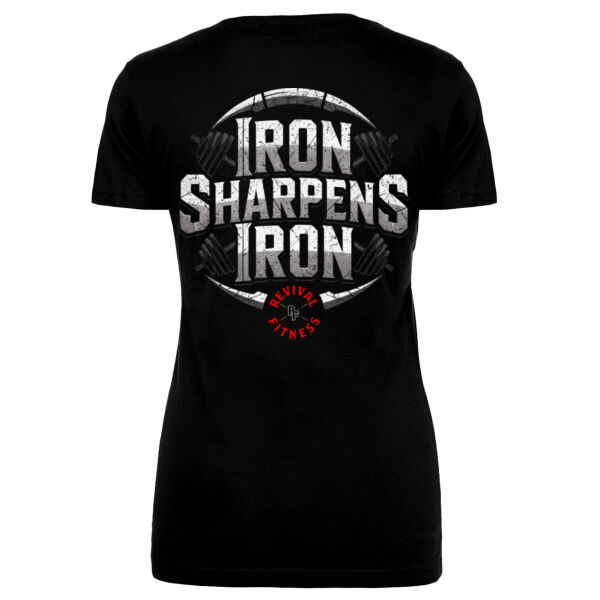 IRON SHARPENS IRON - WOMEN'S FITTED T-SHIRT - $K3945W$ Thumbnail