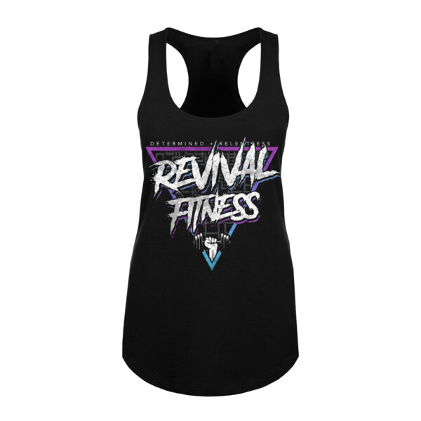 DETERMINED + RELENTLESS - WOMEN'S FITTED TANK TOP - $QJGTNY$ Thumbnail